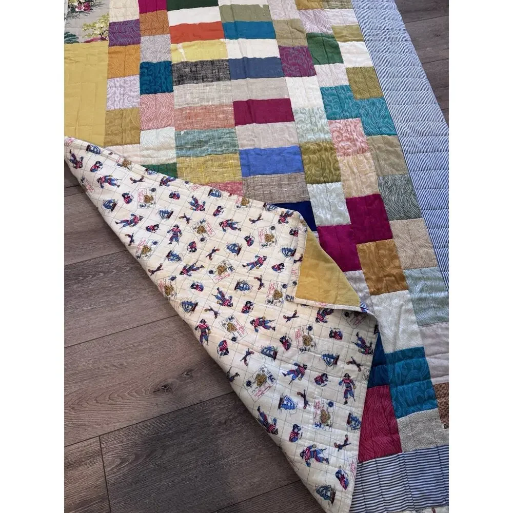 Handmade Quilt Approx 53”x 81”